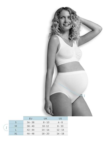 Soutien-gorge grossesse et allaitement sans coutures Carri-gel Blanc+NOIR - vertbaudet enfant 