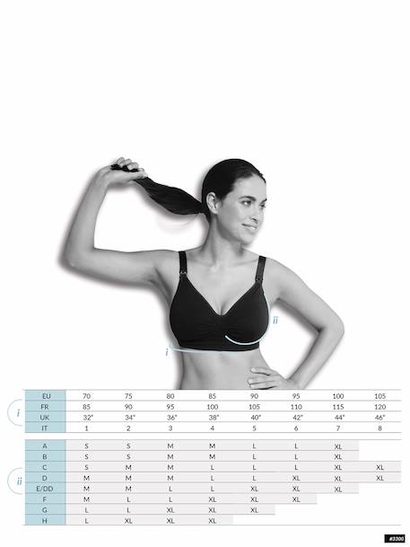 Soutien-gorge d'allaitement finition dentelle Noir - vertbaudet enfant 