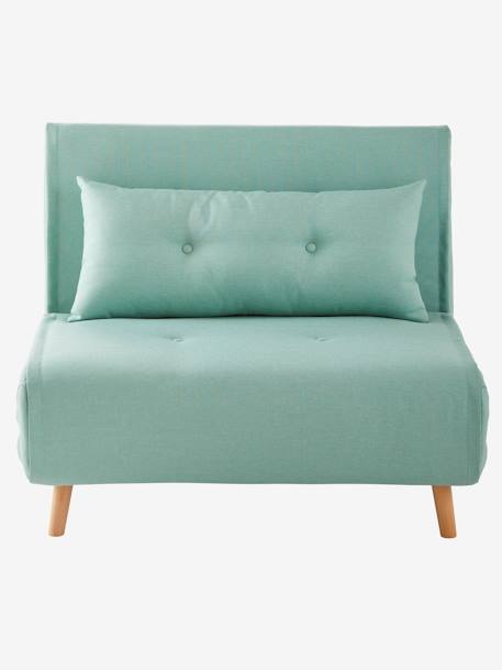 Banquette convertible 1 place vert d'eau+vieux rose - vertbaudet enfant 