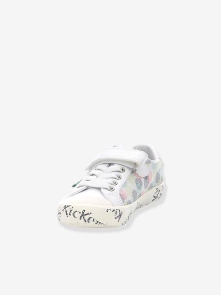 Baskets sneakers fille Gody Gold BLANC POIS MULTICO - vertbaudet enfant 