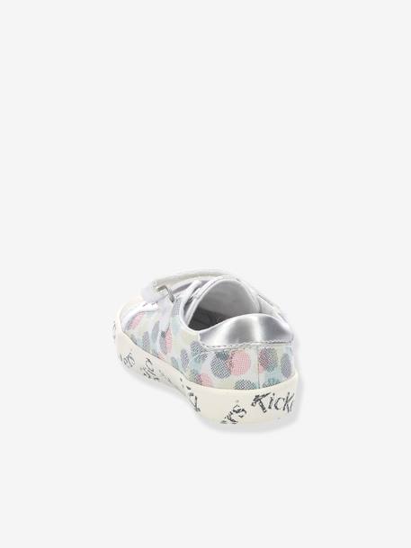 Baskets sneakers fille Gody Gold BLANC POIS MULTICO - vertbaudet enfant 