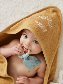 Baby-Badcape + washand personaliseerbaar Oeko-Tex®