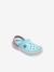 Sabots bébé Crocband Clog T (TM) BALLERINA PINK+ICE BLUE / WHITE+marine - vertbaudet enfant 