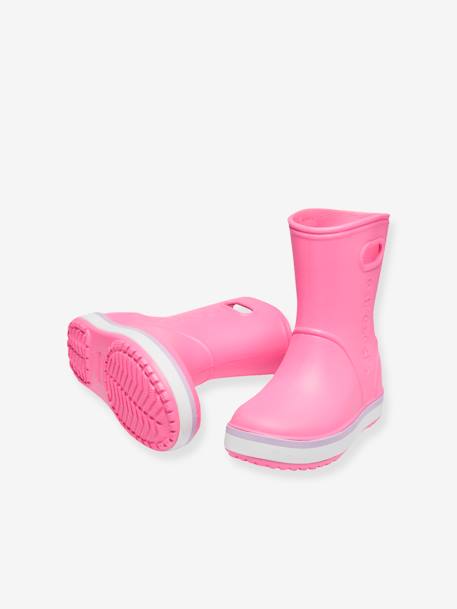 Bottes de pluie enfant Crocband Rain Boot K (TM) Pink Lemonade / Lavender - vertbaudet enfant 