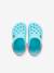 Sabots bébé Crocband Clog T (TM) BALLERINA PINK+ICE BLUE / WHITE+marine - vertbaudet enfant 