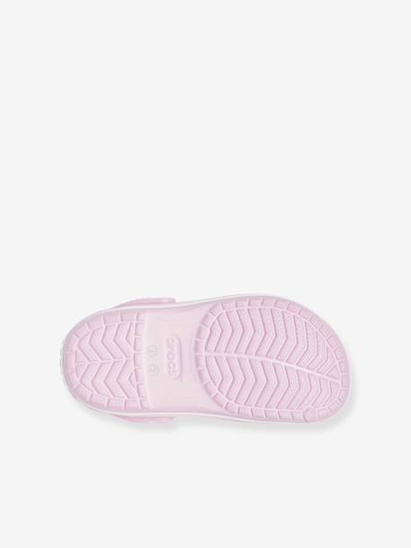 Sabots enfant Crocband Clog K (TM) BALLERINA PINK+ICE BLUE / WHITE+marine - vertbaudet enfant 