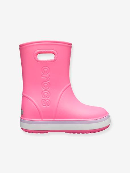 Bottes de pluie enfant Crocband Rain Boot K (TM) Pink Lemonade / Lavender - vertbaudet enfant 