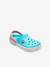 Sabots enfant Crocband Clog K (TM) BALLERINA PINK+ICE BLUE / WHITE+marine - vertbaudet enfant 