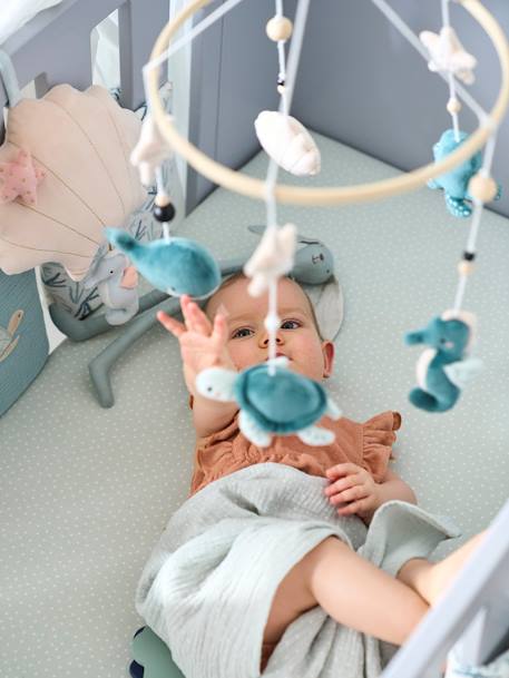 Muzikale mobiel ONDER DE OCEAAN blauw/meerkleurig - vertbaudet enfant 
