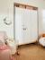 Armoire 3 portes CONFETTI BLANC/BOIS - vertbaudet enfant 