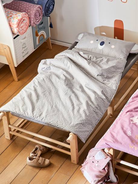 Couchage de sieste maternelle personnalisable MINILI KOALA gris - vertbaudet enfant 