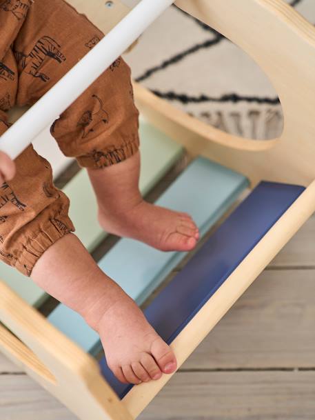 Bascule d'intérieur en bois FSC® BEIGE MOYEN UNI AVEC DECOR - vertbaudet enfant 