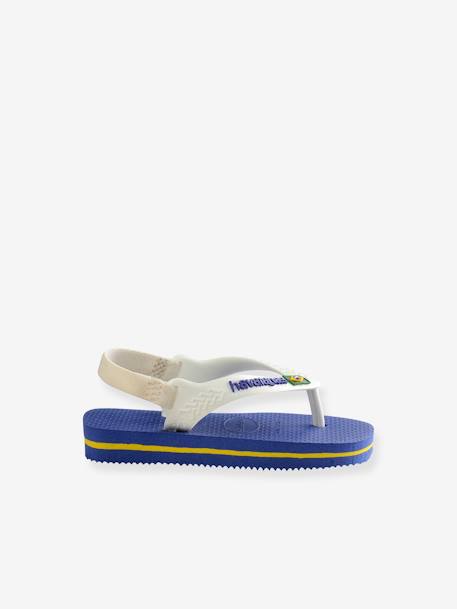 Teenslippers voor baby Brasil Logo II HAVAIANAS marine - vertbaudet enfant 