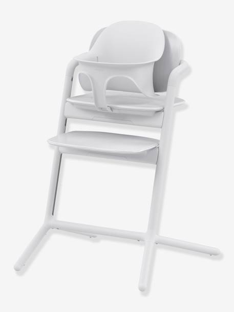 Set 3- en-1 chaise haute Cybex Lemo 2 All white+Sand white+Stone blue+Stunning black - vertbaudet enfant 