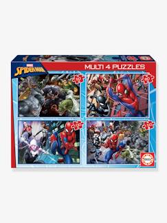 Jouet-Jeux éducatifs-Puzzles-4 Puzzles Progressifs Spiderman -