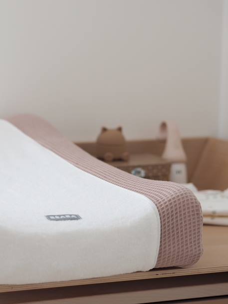 Drap-housse matelas à langer Sofalange vert d'eau+vieux rose+WHITE - vertbaudet enfant 