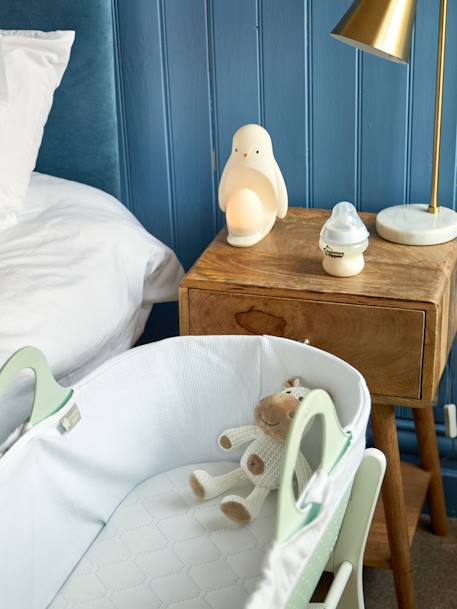 Veilleuse Portable 2-en-1 Pingouin pour chambre d'enfant avec Lumière d'¼uf Portable Pingouin blanc - vertbaudet enfant 