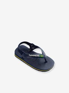 Chaussures-Chaussures bébé 17-26-Marche fille 19-26-Sandales-Tongs Baby Brasil Logo II HAVAIANAS®