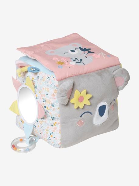 Grand cube d'activités en tissu KOALA Rose - KOALA - vertbaudet enfant 