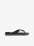 Teenslippers voor kinderen Brasil logo HAVAÏANAS inkt+marineblauw/wit - vertbaudet enfant 