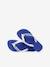 Teenslippers voor kinderen Brasil logo HAVAÏANAS inkt+marineblauw/wit - vertbaudet enfant 