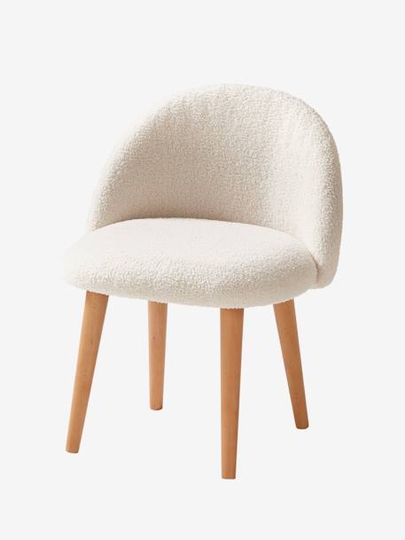 Chaise fausse fourrure maternelle ivoire - vertbaudet enfant 