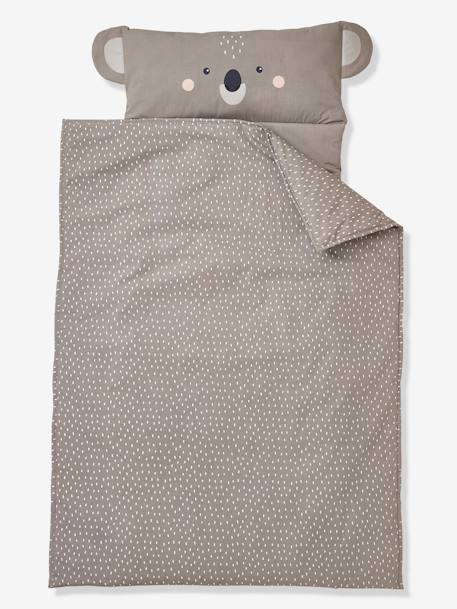 Couchage de sieste maternelle personnalisable MINILI KOALA gris - vertbaudet enfant 