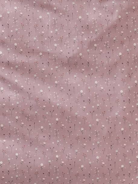 Housse de couette bébé réversible DOUCE PROVENCE écru / parme - vertbaudet enfant 