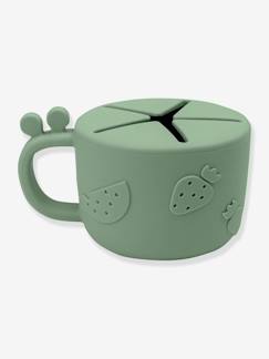 Puériculture-Repas-Tasse à goûter Peekaboo Raffi en silicone