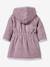 Peignoir de bain bébé personnalisable Fleurettes violet - vertbaudet enfant 