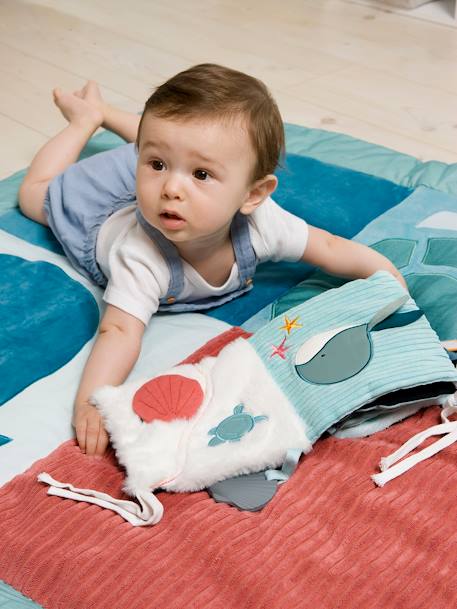 Livre d'Éveil en tissu 2 en 1 Océan - bleu - vertbaudet enfant 