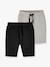 Lot de 2 bermudas garçon en molleton lot encre+lot noir - vertbaudet enfant 