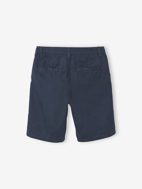 Chino bermuda voor jongens beige+BLAUW+grijsblauw+groen+rood+zandbeige - vertbaudet enfant 