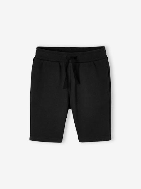 Lot de 2 bermudas garçon en molleton lot encre+lot noir - vertbaudet enfant 
