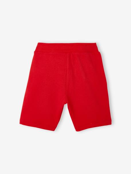 Lot de 2 bermudas garçon en molleton lot encre+lot rouge+vert sauge - vertbaudet enfant 