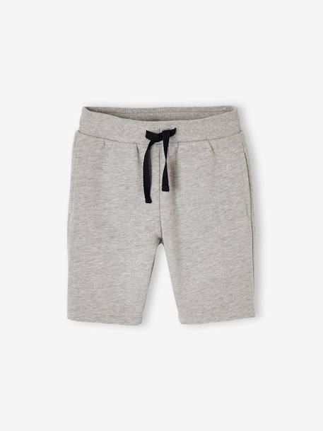 Lot de 2 bermudas garçon en molleton lot encre+lot noir - vertbaudet enfant 
