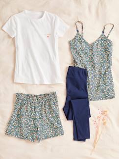 Zwangerschapskleding-Pyjama, homewear-4-delige set homewear voor tijdens de zwangerschap en borstvoeding