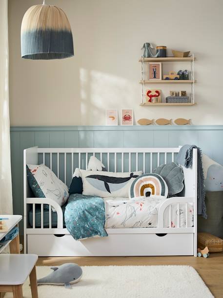 Lit Bébé évolutif 70x140cm HOLIDAYS BLANC - vertbaudet enfant 