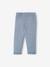 Pantacourt fille en gaze de coton anthracite+bleu - vertbaudet enfant 