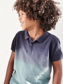 Jongens-T-shirt, poloshirt, souspull-Jongenspolo Dip & Dye