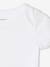 Set van 5 babyrompers met korte mouwen, in interlock met US-opening set wit - vertbaudet enfant 