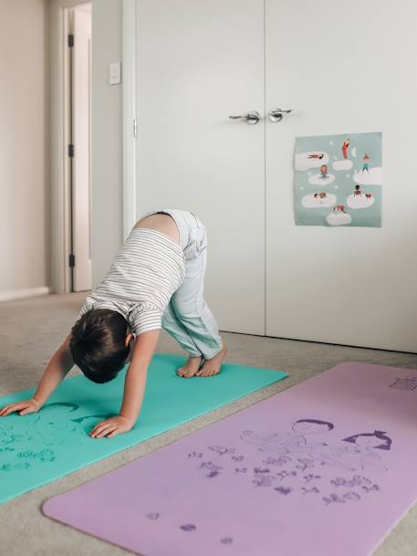 Tapis de Yoga vert - BUKI bleu - vertbaudet enfant 