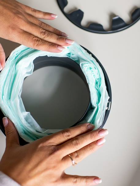 Lot de 12 recharges pour poubelles à couches Tec et Twist & Click Sangenic en plastique recyclé GRIS - vertbaudet enfant 