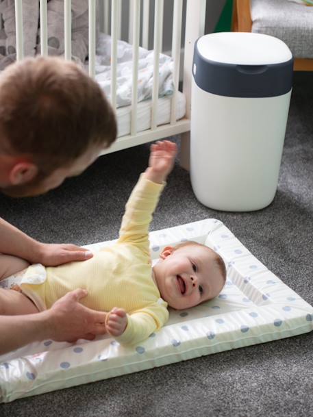 Starter pack poubelle à couches Twist & Click + 6 recharges BLANC - vertbaudet enfant 