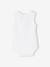 Lot de 5 bodies débardeur bébé en interlock BASICS lot blanc - vertbaudet enfant 