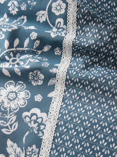 Parure housse de couette + taie d'oreiller enfant CARAVANE marine / écru - vertbaudet enfant 