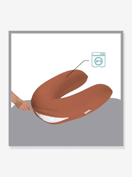 Coussin de maternité Doomoo ETHNIC PETROL+RISOTTO TAUPE+terracotta+vert - vertbaudet enfant 