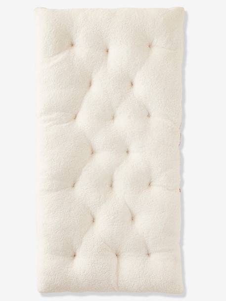 Matelas de sol bi-matière PETIT NOMADE ecru / caramel - vertbaudet enfant 