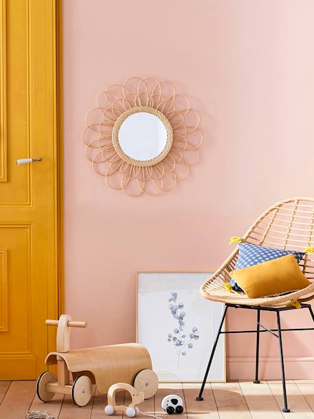 Miroir en rotin Hélios marron - vertbaudet enfant 