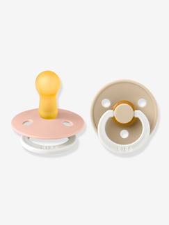 Puériculture-Repas-Sucette et anneau de dentition-Lot de 2 sucettes-tétines Colour ou Colour Night, taille 2 de 6 à 18 mois